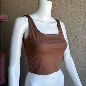 Brown tank top Size Small